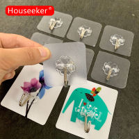 5Pcs Multicolor Strong Self Adhesive Hooks ประตูตะขอแขวนผนังดูดสำหรับห้องครัว Garlands ผ้าขนหนูตะขอแขวนสำหรับห้องครัว Bathroom