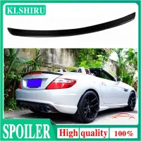 KLSHIRU-Alerón Trasero De Fibra De Carbono Para Coche,Paraches Para คลาสรถเบนซ์ SLK R172, SLK250, SLK200, SLK350, SLK55, 2012 + สปอยเลอร์/