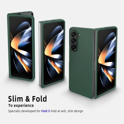 Hote เคสสำหรับ Samsung Galaxy หรูหราบางเฉียบ Z Fold 5 Fold 3 Fold 4 5G ฝาหลังป้องกันทุกส่วนของเครื่องเคสโทรศัพท์ด้านพลาสติกแบบบางสำหรับ Z Fold5 Zfold3 Zfold4