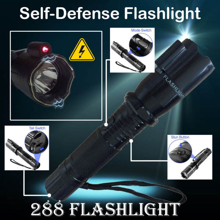 288 Type Flashlight 3 in 1 Multifunctional Flashlight Rechargeable