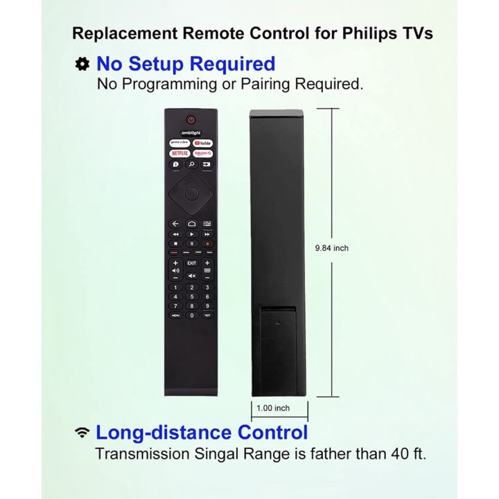 replacement-remote-control-for-philips-ambilight-4k-ultra-hdr-oled-android-smart-tv-398gr10bephn0041bc-brc0984501-01