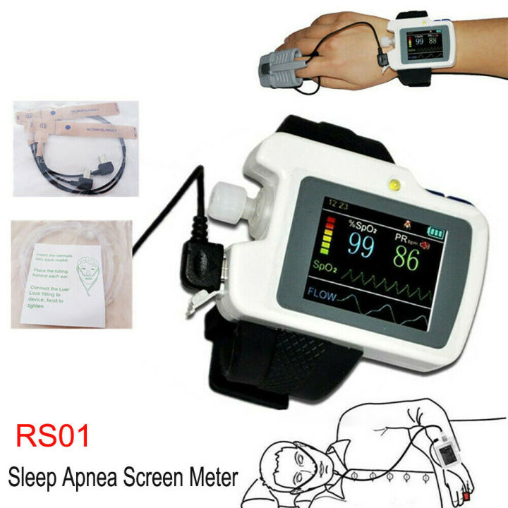 contecmed-เครื่องวัดหน้าจอหยุดหายใจขณะหลับ-spo2-pulse-rate-respiration-sleep-monitor-rs01