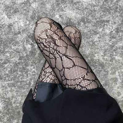 Fashion Lolita Style Black Lace Stockings Gothic Punk Cool Tights Pantyhose