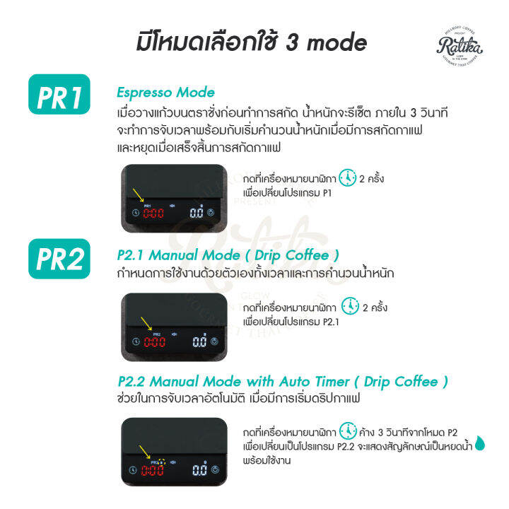 ratika-kc200-small-coffee-scale-with-timer-2kg-0-1g-usb-cable-ตาชั่งดิจิตอล-ตาชั่งมินิ