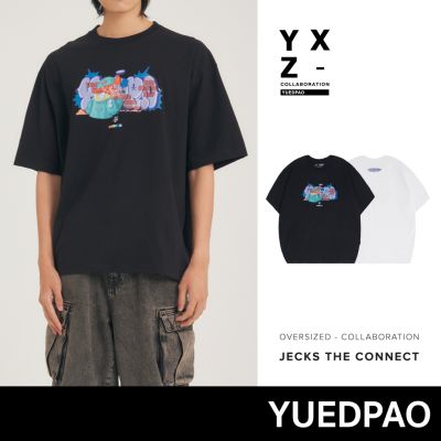 เสื้อเลือกตั้ง Yuedpao x Jeck ยอดขาย No.1 รับประกันไม่ย้วย 2 ปี เสื้อยืดเปล่า เสื้อยืด Oversize Collab The ConnectS-5XL