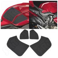 สำหรับ Ducati Panigale V4 SP V4R V4S Streetfighter 2018-2021ถังน้ำมันมอเตอร์ไซค์ Pads ถังด้านข้างแผ่นกันกระแทกเข่าแผ่นก๊าซ