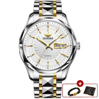 OUPINKE Men Automatic Watch Sapphire Crystal Luxury Mechanical Wristwatch Waterproof Tungsten Steel Watch Men relogio masculino