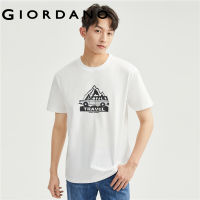 Giordano Official เสื้อยืดแขนสั้นผู้ชาย เสื้อแฟชั่นผช คอกลม 13091001GHYJ