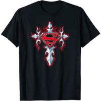 Adult Superman Gothic Steel Logo T-Shirt Fashion Clothing Tops