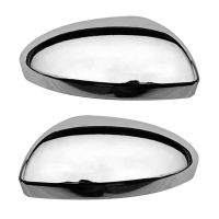 Car Chrome Silver Rearview Side Glass Mirror Cover Trim Rear Mirror Covers Shell for Nissan Note E13 2020 2021 2022