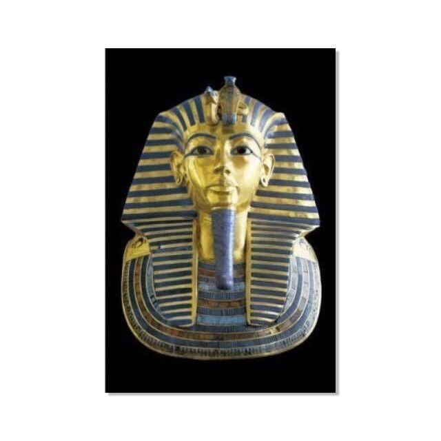 newpharaoh-king-amp-queen-โปสเตอร์-gods-nefertiti-tutankhamun-รูปปั้นอียิปต์โบราณ-hieroglyph-ผ้าใบพิมพ์-wall-art-home-decor-ภาพวาด