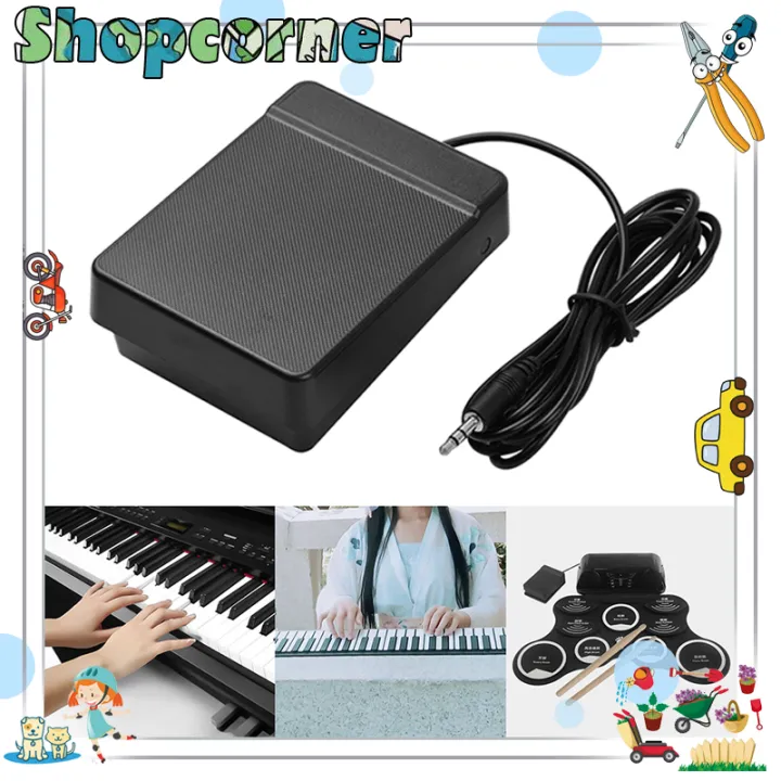 Sustain Keyboard Hitam Damper Piano Keyboard Universal Lazada Indonesia