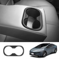 For Toyota Prius 60 Series 2020-2023 Car Rear Armrest Water Cup Holder Decoration Frame Cover Trim