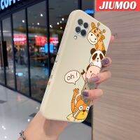 JIUMOO เคส F62ปลอกสำหรับ Samsung M62ตุ๊กตาการ์ตูนน่ารักดีไซน์ใหม่นิ่มเคสมือถือบางลายเคสขอบสี่เหลี่ยมซิลิโคนนิ่มเคสป้องกันการกระแทก