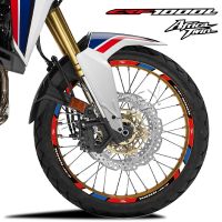 For HONDA CRF1000L Africa Twin Crf 1000 L Reflective Motorcycle Accessories Wheel Sticker Inside Of Hub Decals Rim Stripe Tape