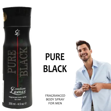 Pure black discount perfume body spray