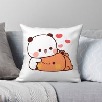 Panda Bear Bubu Dudu Pillowcase Cotton Velvet Creative Zip Decor Pillow Case Sofa Cushion Cover Pillow Cover Wholesale