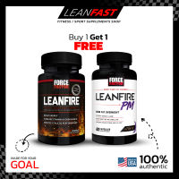 [Buy 1 Get 1] Force Factor: LeanFire - 30 Capsules  LeanFire PM - 60 Capsules, Day &amp;amp; Night Lean Set