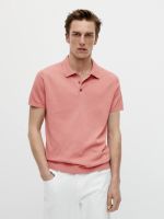 【Ready】? Ssh mens pla n mens short-sed T- polo ktted polo 0962