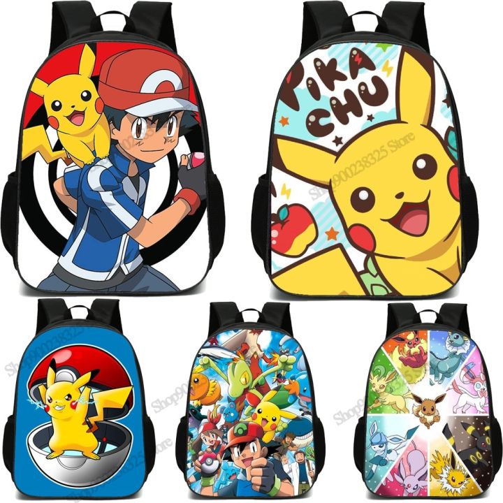 Coddstrutyutyu Pokemon School Bag For Teenagers Boys Girls Kids Personized  Pikachu Ash Ketchum School Bag Supplier Kids Hot Cartoon Backpack | Lazada  Ph