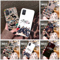 Casing หรับ OPPO F5 A73 F7 F9 Pro A7X F11 F17 F19 A74 A95 Pro Find X3 Pro Lite Neo R9 R9s F1 Plus A76 Reno 7 7Z 6Z ni125 Stray Kids K POP  Bands Pattern Phone เคสโทรศัพท์