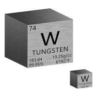 2 Piece Tungsten-Cube,Pure Metal High Density Elements-Cube Density-Cubes As Shown Metal for Elements Collections Lab.for Teacher