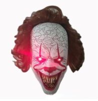 【FCL】☜✿ Horror Pennywise Stephen King Scary Hair Clown Masks Helmet Costume Prop