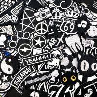 YEAHHH STAR PEACE Iron On Patches Apparel Sewing Fabric Handmade Appliques For Clothing Music Stickers Badges Parche CAT ROUTH66 Haberdashery