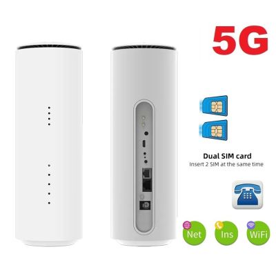 5G WiFi Router 2 ซิม WiFi 6 +VoLTE รองรับ โทรเข้า ออก ได้ รองรับ 5G 4G ทุกเครืองข่าย