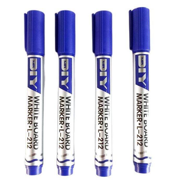 MR. DIY 4pcs. Blue Whiteboard Markers Lazada PH