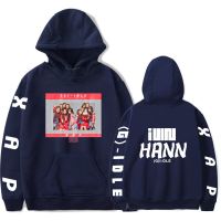 Popular (G)I-DLE Harajuku men/Hoodies Long Sleeve Sweatshirt Korean Streetwear Letters Printed winter Pullover tops Size XS-4XL