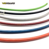 、‘【； Motorcycle Universal  Brake Hose Line Steel Brake Cable Hydraulic Banjo Pipe 400Mm-1500Mm For  Head Both Sides 28 ° -60 °