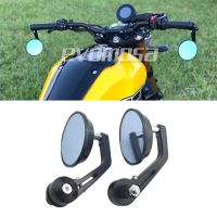 Round 7/8" Handlebar Aluminum Alloy Motocycle Rearview Mirrors Moto End Motor Side Mirrors Motorcycle Cafe Racer Accessories Mirrors