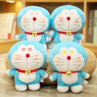 【Cloth the whole world】อะนิเมะร้อน25เซนติเมตรยืนโดราเอมอนของเล่นตุ๊กตาน่ารักแมวตุ๊กตานุ่มยัดไส้สัตว์หมอนของเล่นเด็กสำหรับของขวัญเด็กรูป