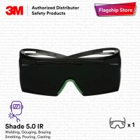 3m SecureFit SF3750AAS-BLK แว่นตาเชื่อมพรีเมี่ยม สีเทาเข้ม เลนส์ IR 5.0 แว่นตาเชื่อมนิรภัย EYE_ PS y