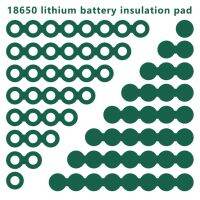 (Aixin) กระดาษบาร์เลย์สำหรับขั้วบวกแบตเตอรี่ลิเธียม,100ชิ้น/ล็อต18650แผ่นรองป้องกันความร้อนแบบกลวงเป็นของแข็ง