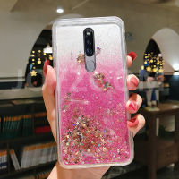 เคส OPPO F11 Pro F11 F1S F7 F9 เหลวแบบไดนามิกทรายดูดะยิบระยับ TPU ซิลิโคนแบบใสแวววาวฝาครอบโทรศัพท์กันกระแทกสำหรับ F11 OPPO A59