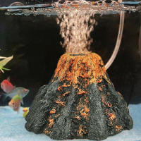 1 Pcs New Air Stone Fish Tank Aquarium Decoration Landscaping for Fish &amp; Aquatic Pets Simulation Volcanic Pet Supplies