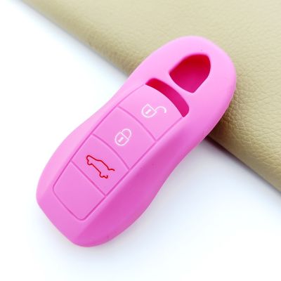 dvvbgfrdt High Quality Car Key Case Cover For Porsche Panamera Cayenne 971 911 9YA Macan Boxster 3 Buttons Keyless Remote Protection