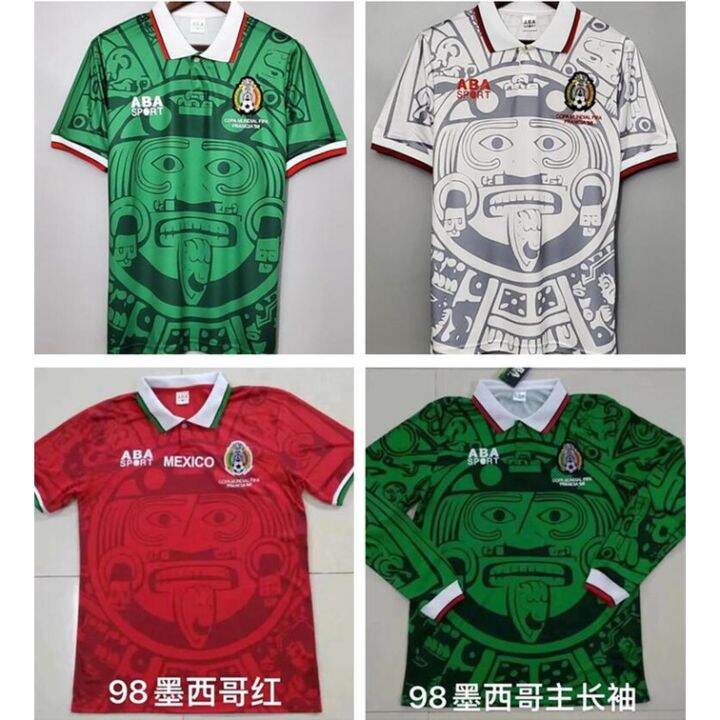 1998 Mexico Home Away Retro Soccer Jersey Football World Cup 1998 Retro Mexico Soccer Jerseys