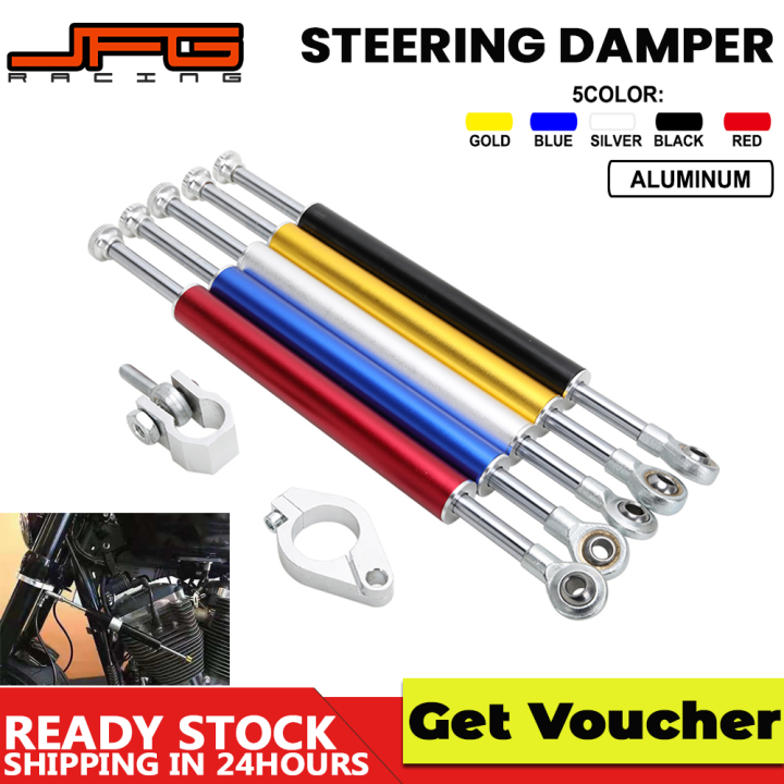 JFG Racing steering damper for motorcycle stabilizer universal