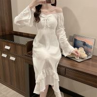 【 WYIN kitchen】 Retro Court Style Princess Nightdress 【 WYIN kitchen】Spring Female Long Nightgown Home Dress Casual Cotton Sleepwear Sexy Sweet Loungewear