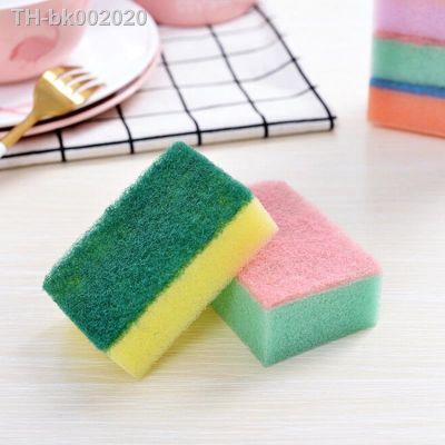 ✒❣● Idea Household Supplies Kitchen Accessories Cleaning Wipes Dishwashing Scouring Pad Sponge Set Sink Scrubber Useful Little Thing