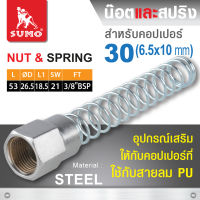 น๊อตและสปริงสำหรับคอปเปอร์ 30 (6.5x10mm)