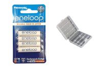 ถ่านชาร์จ Panasonic Eneloop AAA 800 mAh แพค 4 ก้อน ของแท้ (แถมกล่อง) ประกันศูนย์ 6 เดือน