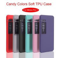 Meizu Pro 7 Case,ALIVO Candy Color Matte Soft TPU 360 Full Protection Anti-knock Fitted Case for meizu pro 7 soft Silicone Cover