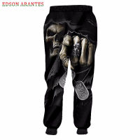 Gothic 3d Skull Print 2023 Sweatpants Men Women Jogger Pants Uni Street Casual Trousers Cool 3d Hip Hop Haren Pants Custom S-6XL