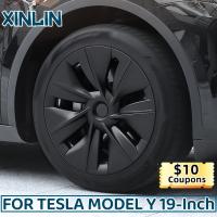 4PCS ล้อ Hub Caps สำหรับ Tesla รุ่น Y 2023 19นิ้วล้อ Hubcap Performance Original รถเปลี่ยนขอบเต็มอุปกรณ์เสริม