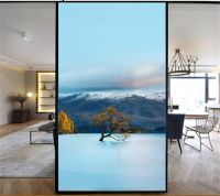 Beautiful Scenery No Glue Privacy Window Film Vinyl Static Cling Frosted Stained Glass Decorative Window Sticker Window Film 39 Window Sticker and Fil