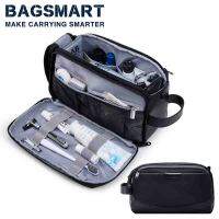 BAGSMART ถุงแป้งสำหรับผู้ชายขนาดใหญ่เดินทางแป้งออแกไนเซอร์ Dopp ชุดกันน้ำถุงโกนหนวดสำหรับอุปกรณ์อาบน้ำ